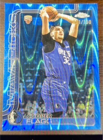 2025-26 Topps Chrome #251 Cooper Flagg — front