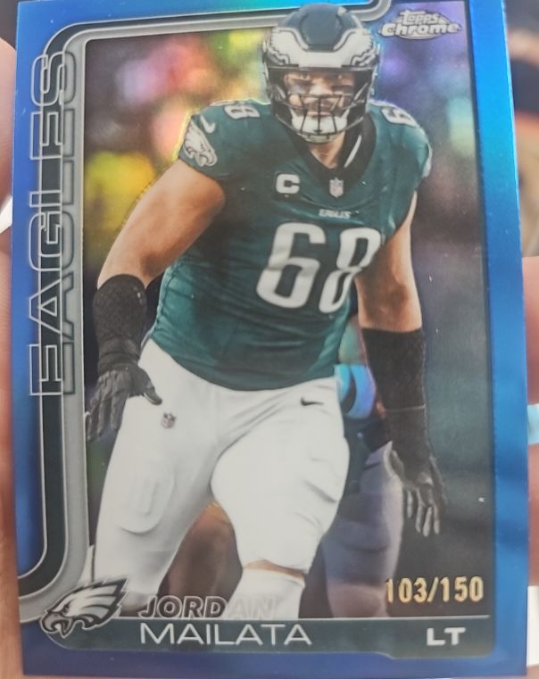 2025 Topps Chrome #245 Jordan Mailata — front