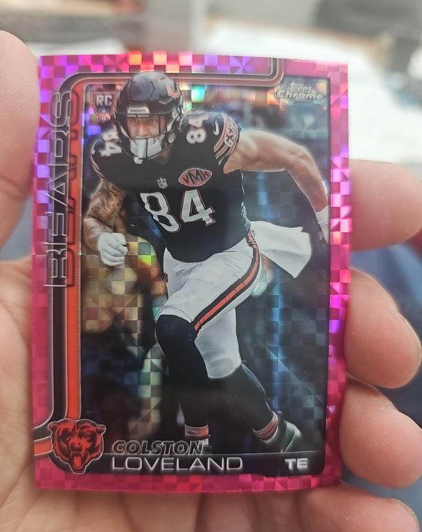 2025 Topps Chrome #345 Colston Loveland — front