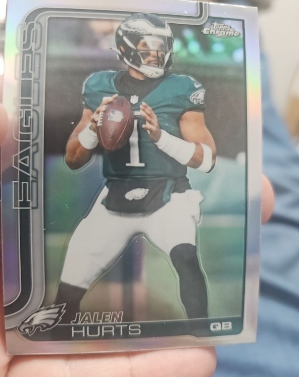 2025 Topps Chrome #247 Jalen Hurts — front