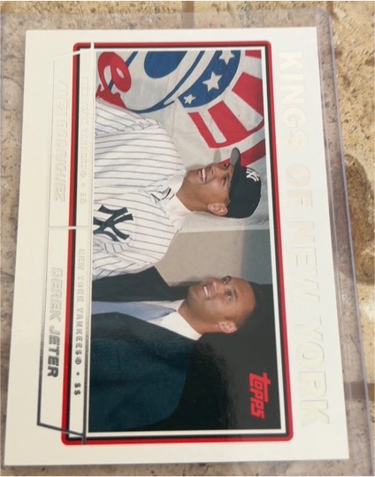 2004 Topps #693 Kings of New York Alex Rodriguez / Derek Jeter — front