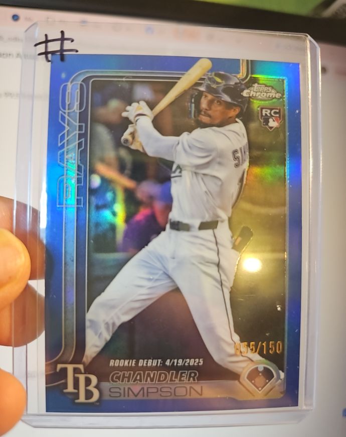 2025 Topps Chrome Update #USC17 Chandler Simpson — front