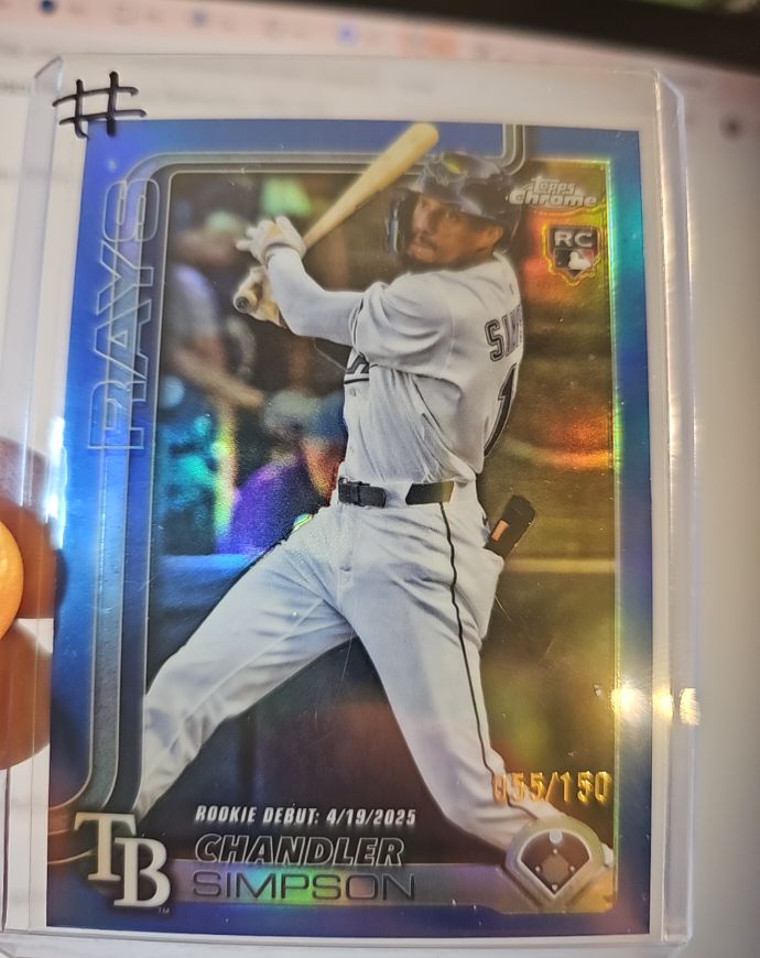 2025 Topps Chrome Update #USC179 Chandler Simpson — front