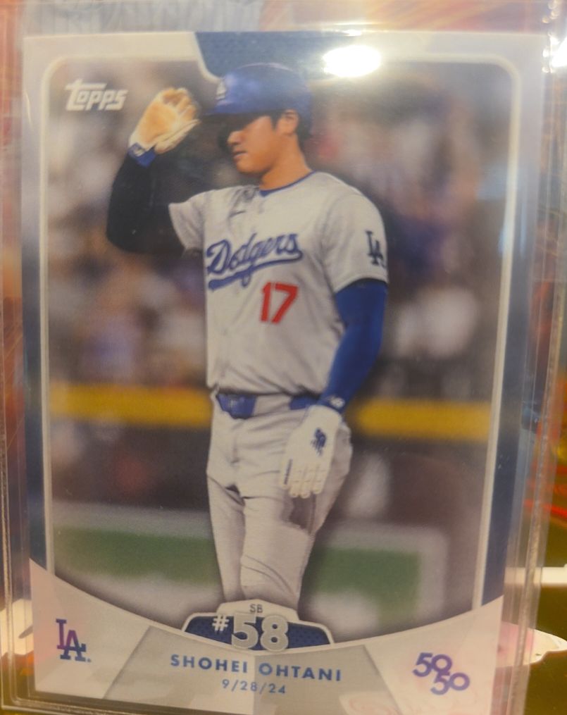 2024 Topps 50/50 #58 Shohei Ohtani — front
