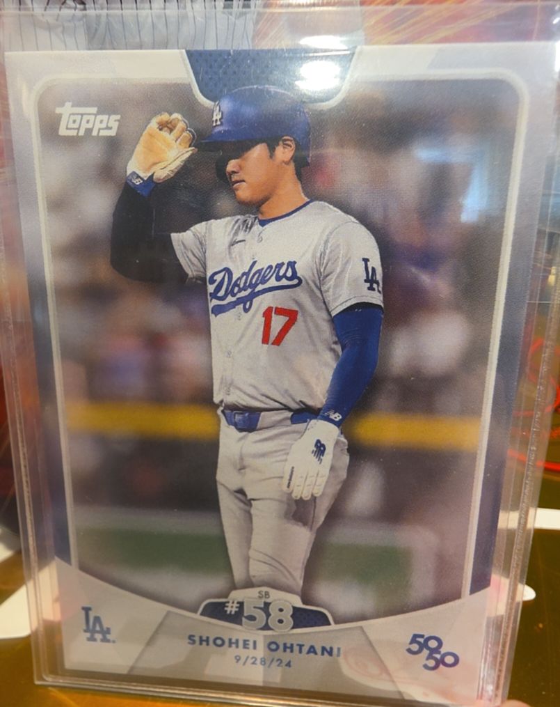 2024 Topps 50/50 #58 Shohei Ohtani — front