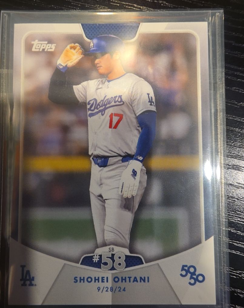 2024 Topps 50/50 #58 Shohei Ohtani — front