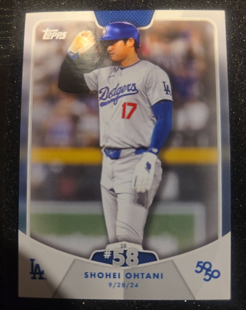 2024 Topps 50/50 #58 Shohei Ohtani — front
