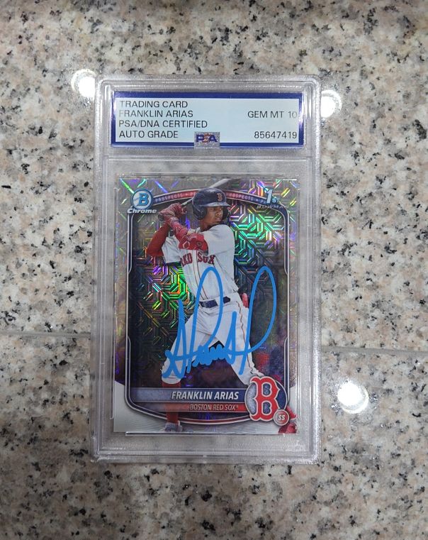 2025 Bowman Chrome #BCP-67 Franklin Arias — front