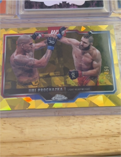 2025 Topps Chrome Sapphire UFC #70 Jiri Prochazka — front
