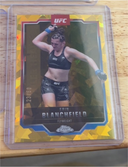 2025 Topps Chrome UFC #97 Erin Blanchfield — front
