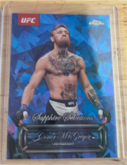 2025 Topps Chrome UFC Sapphire Selections #SEL-11 Conor McGregor — front