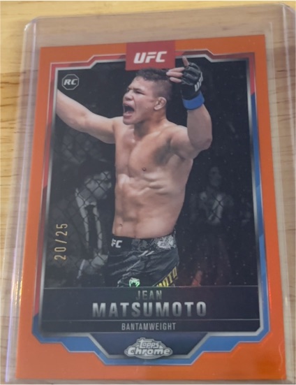 2025 Topps Chrome UFC #52 Jean Matsumoto — front