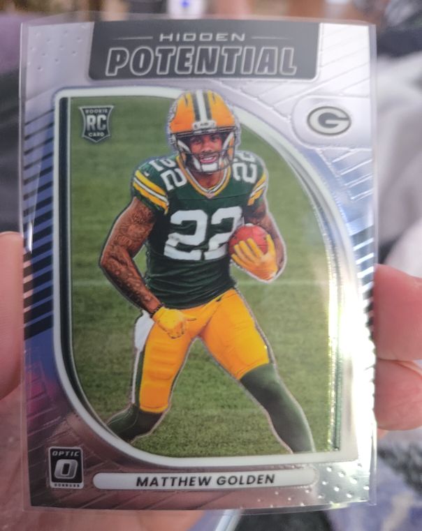2025 Donruss Optic #6 Matthew Golden Hidden Potential — front