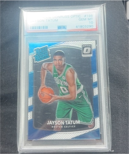 2017 Panini Donruss Optic #198 Jayson Tatum — front