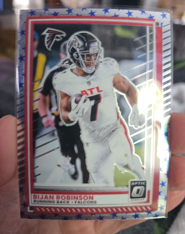 2025 Donruss Optic Stars Prizm #118 Bijan Robinson — front