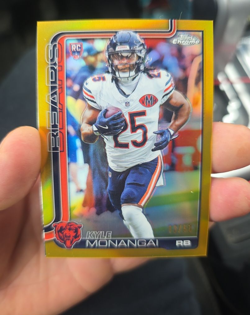 2025 Topps Chrome #382 Kyle Monangai — front