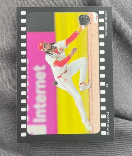 2026 Topps Heritage #RA-ED Elly De La Cruz Ready and Action Cincinnati Reds — front