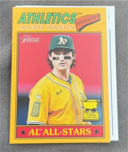 2026 Topps Heritage #17 Jacob Wilson — front