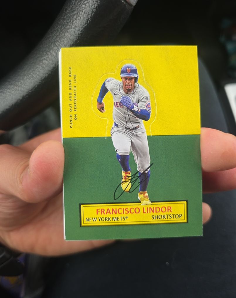 2025 Topps Archives 1964 Stand-Ups #64SU-17 Francisco Lindor — front