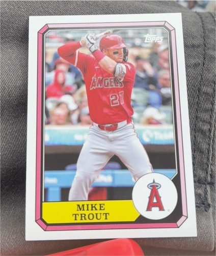 2025 Topps Archives #87BB-14 Mike Trout — front