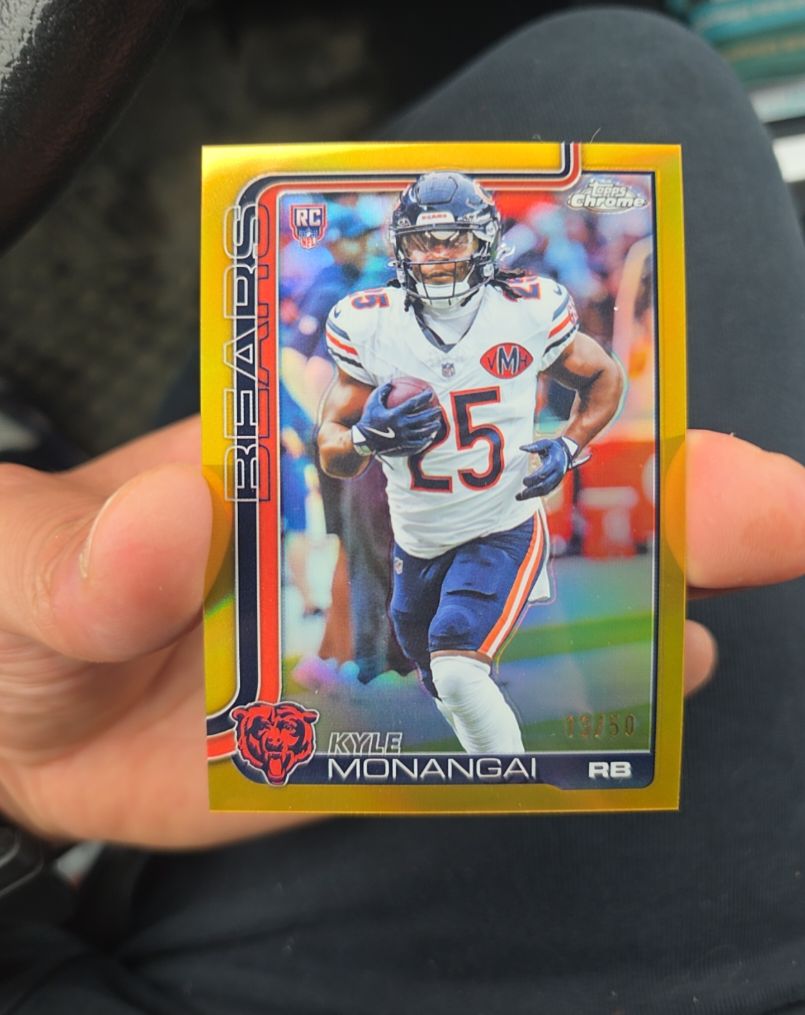 2025 Topps Chrome #382 Kyle Monangai — front