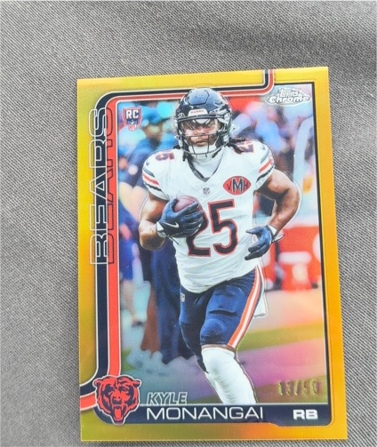 2025 Topps Chrome #382 Kyle Monangai — front