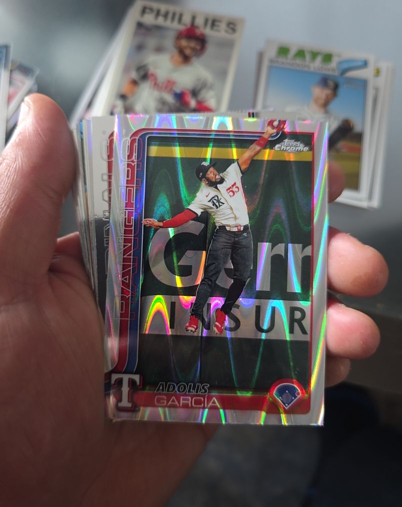 2025 Topps Chrome #293 Adolis Garcia — front