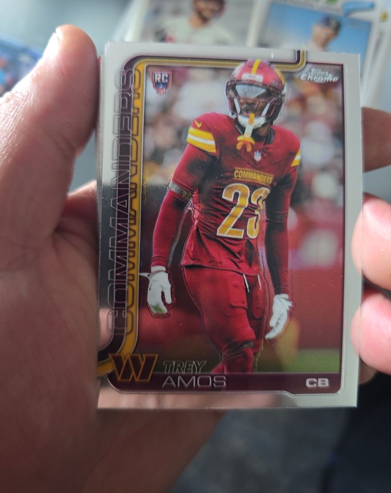 2025 Topps Chrome #371 Trey Amos — front