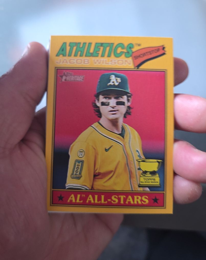 2026 Topps Heritage #17 Jacob Wilson — front