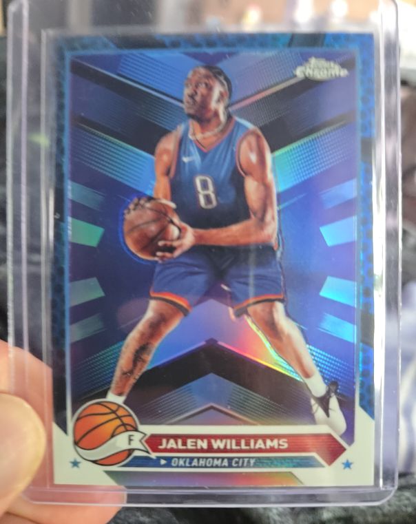 2023-24 Topps Chrome #184 Jalen Williams — front