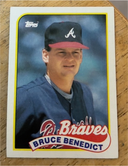 1989 Topps #778 Bruce Benedict — front