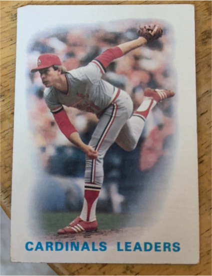 1986 Topps #66 Bob Forsch Cardinals Leaders — front