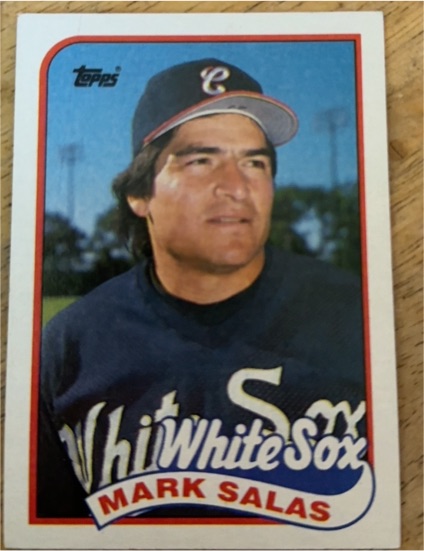 1989 Topps #384 Mark Salas Chicago White Sox — front