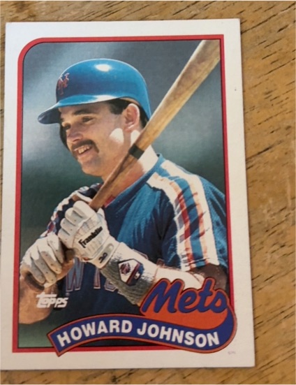 1989 Topps #383 Howard Johnson — front