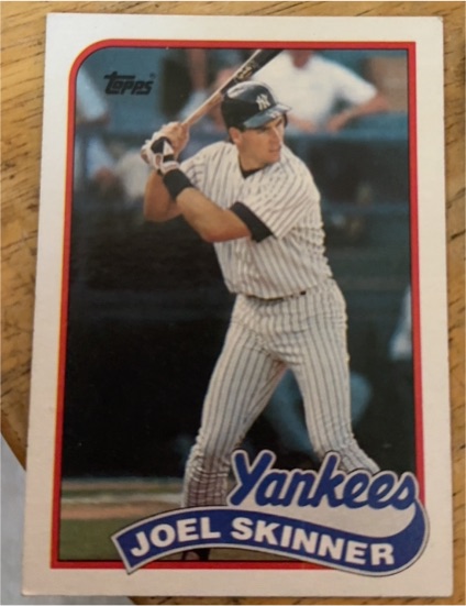 1989 Topps #536 Joel Skinner — front