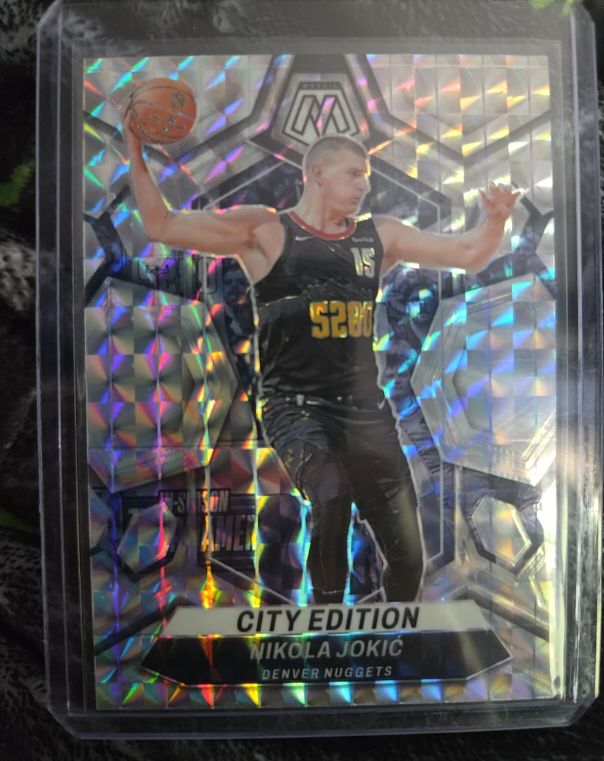 2023-24 Panini Mosaic #287 Nikola Jokic City Edition — front