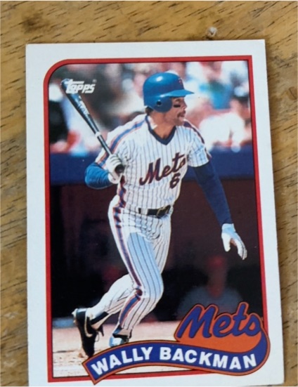 1989 Topps #508 Wally Backman — front