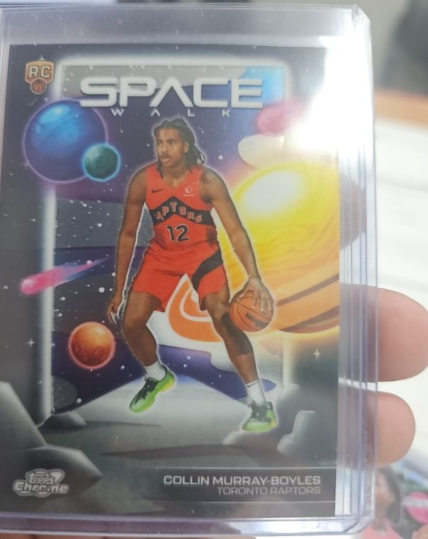 2025-26 Topps Chrome Cosmic Space Walk #SW-8 Collin Murray-Boyles — front