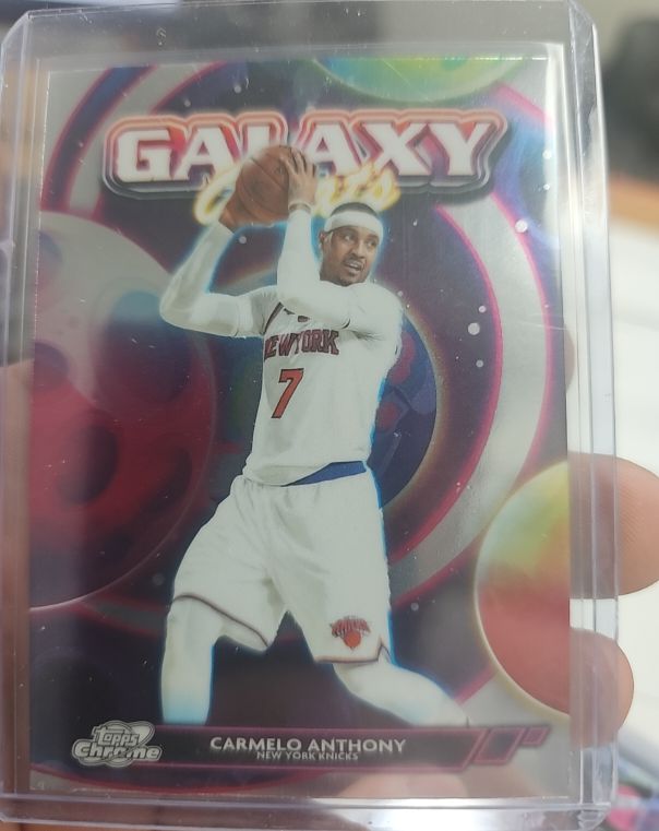 2025-26 Topps Cosmic Chrome Galaxy Greats #GG-11 Carmelo Anthony — front