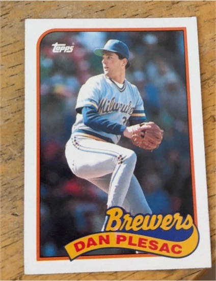 1989 Topps #740 Dan Plesac — front