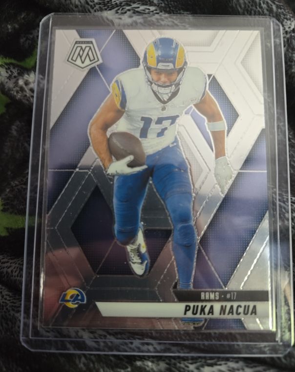 2025 Panini Mosaic #102 Puka Nacua — front