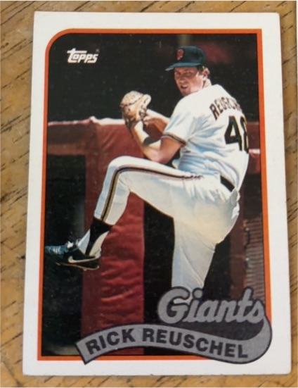 1989 Topps #65 Rick Reuschel San Francisco Giants — front