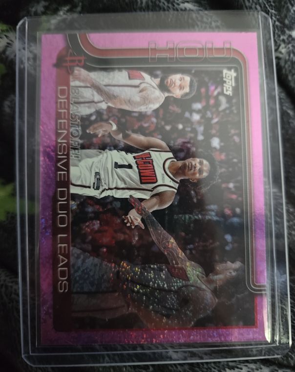 2025-26 Topps Blastoff! #297 Amen Thompson Defensive Duo Leads — front