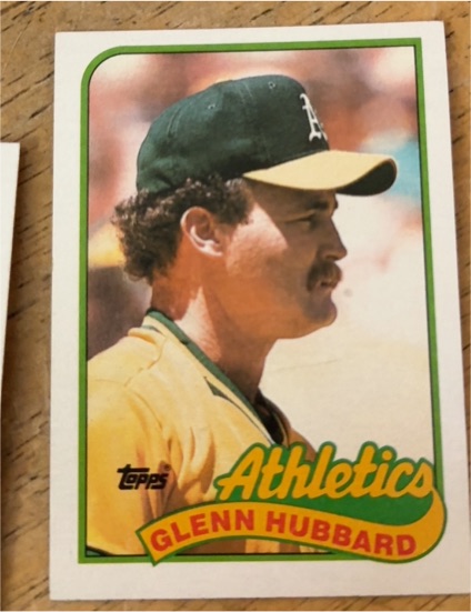 1989 Topps #237 Glenn Hubbard — front