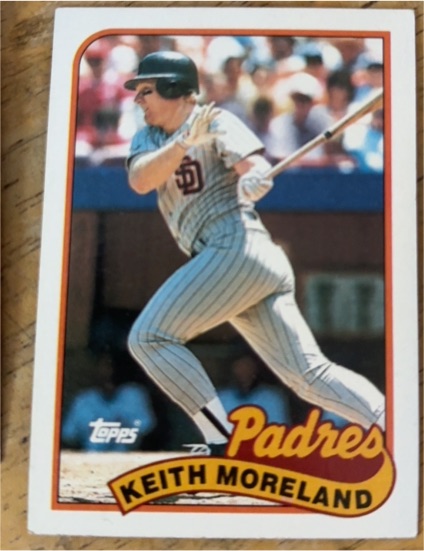 1989 Topps #773 Keith Moreland San Diego Padres — front