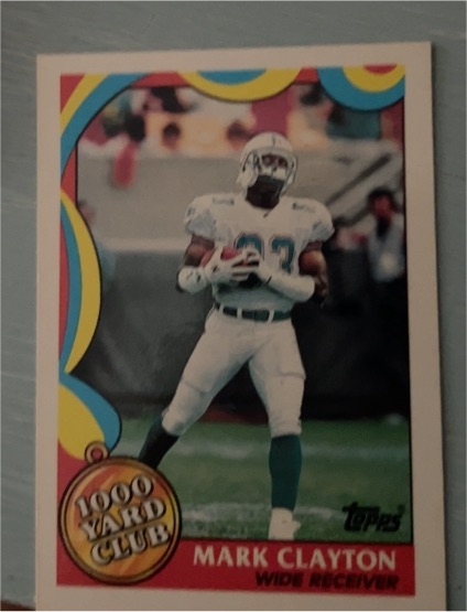 1989 Topps #12 Mark Clayton — front