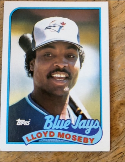 1989 Topps #113 Lloyd Moseby — front