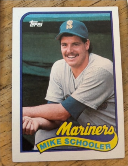 1989 Topps #199 Mike Schooler — front