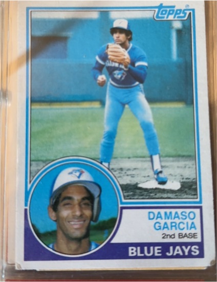 1983 Topps #222 Damaso Garcia — front