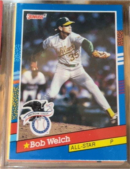 1991 Donruss #54 Bob Welch — front